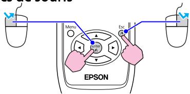 EPSON EB-825 - Clics de souris - 1