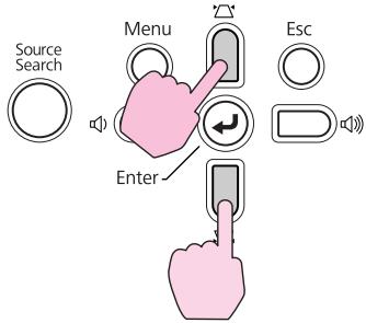 EPSON EB-84 - Selectionnez un élément de menu. - 3