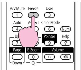 EPSON EB-84 - Télécommande - 1