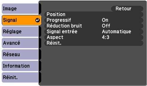 EPSON EB-84 - Menu Signal - 2