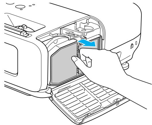 EPSON EB-85 - Retirez le Filtre à air. - 1