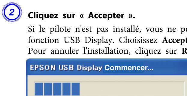 EPSON EB-85 - Cliquez sur « Acceptor ». - 4
