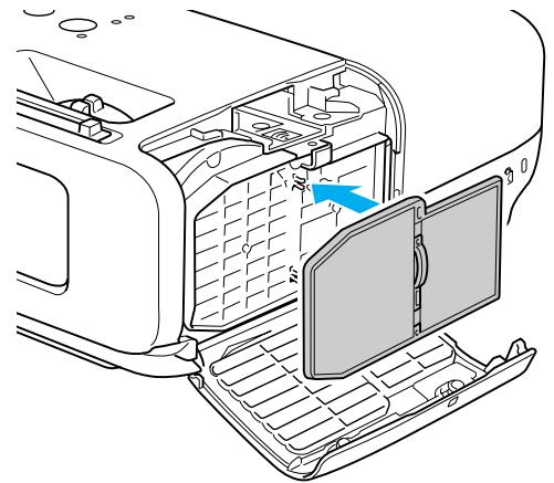 EPSON EB-85 - Installez le nouveau Filtre à air. - 1
