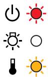 EPSON EB-85 - Signification des Témoins - 7