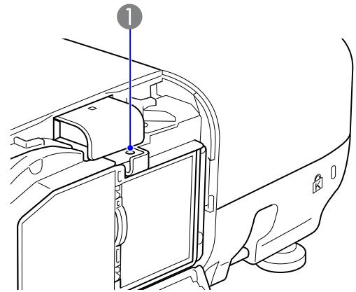 EPSON EB-85 - Ouvrez le couvercle du filtre à air. - 3