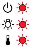 EPSON EB-85 - Signification des Témoins - 6