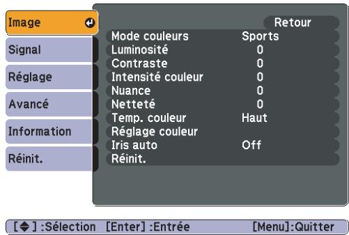 EPSON EB-S72 - Menu Image - 2