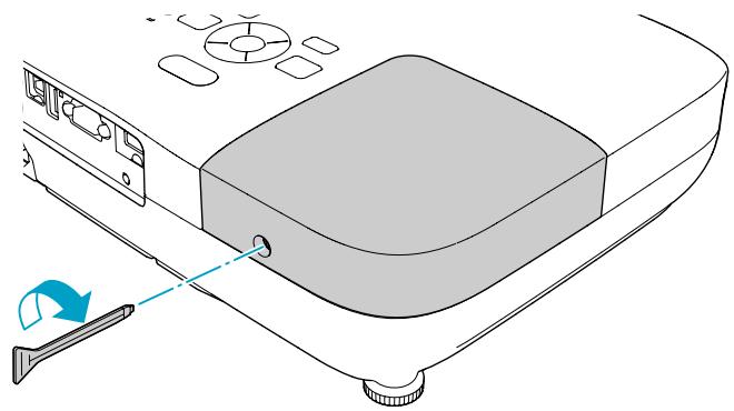 EPSON EB-S72 - Replacez le couvercle de la lampe. - 1