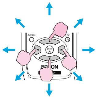 EPSON EB-S72 - Déplacez le pointeur ( ). - 1