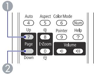 EPSON EB-S72 - Exemple de défilement des pages - 1