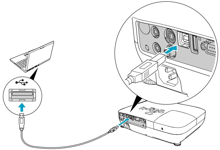 EPSON EB-S72 - Utilisation de la Télécommande comme Souris - 1