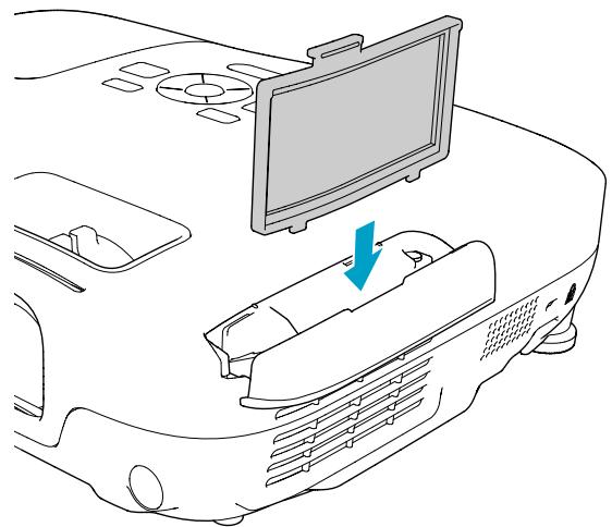 EPSON EB-S72 - Installez le nouveau filtre à air. - 1
