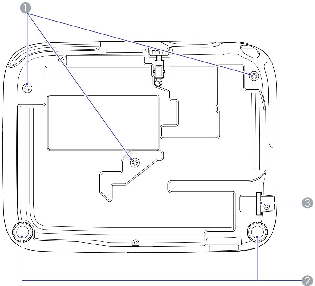EPSON EB-S72 - Dessous - 1