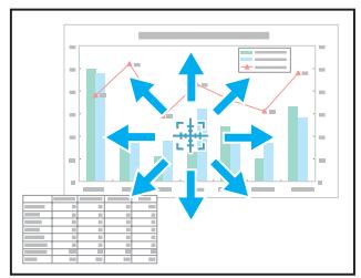 EPSON EB-W8 - Agrandissement d'une Partie de l'Image (E-Zoom) - 5