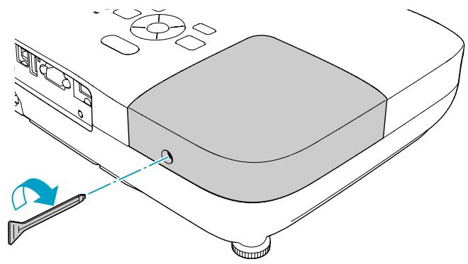 EPSON EB-W8 - Replacez le Couvercle de la lampe. - 1