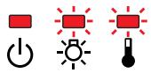 EPSON EB-W8 - Signification des Témoins - 6