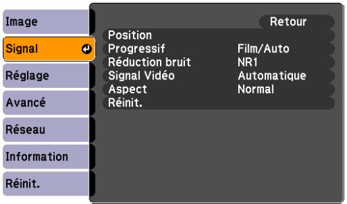 EPSON EB-Z8050W - Menu Signal - 4