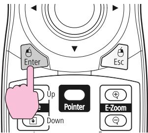 EPSON EB-Z8050W - Confirmez la sélection. - 1