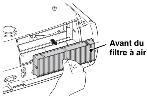 EPSON EH-TW2900 - Retirez le filtre à air. - 1