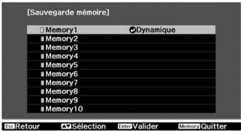 EPSON EH-TW2900 - Sauvegarde mémoire - 1