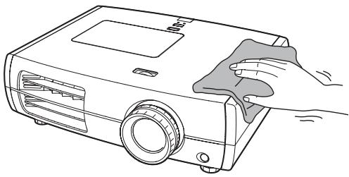 EPSON EH-TW5500 - Nettoyage de l'extérieur du projecteur - 1