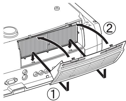 EPSON EH-TW5500 - Retirez le filtre à air. - 5