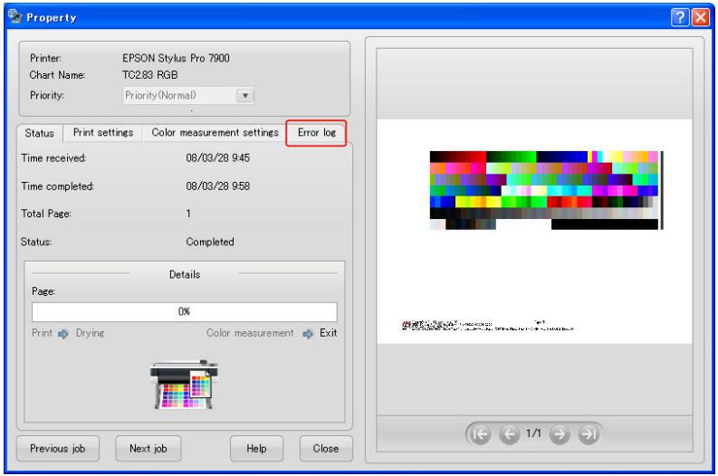 EPSON SPECTROPROOFER MOUNTER 44 - Si SpectroProofer Utilities se termine par une erreur - 2