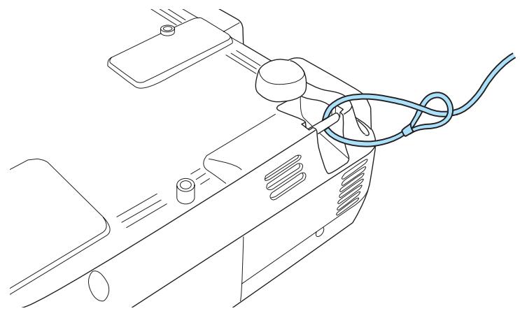 EPSON EB-1880 - Installation du câble antivol - 1
