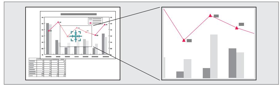 EPSON EB-1880 - Agrandissement d'une partie de l'image (E-Zoom) - 1