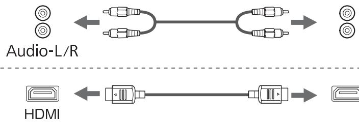 EPSON EB-1880 - Avec un câble HDMI disponible dans le commerce (EB-1880/EB-1870/EB-1850W uniquement) - 4