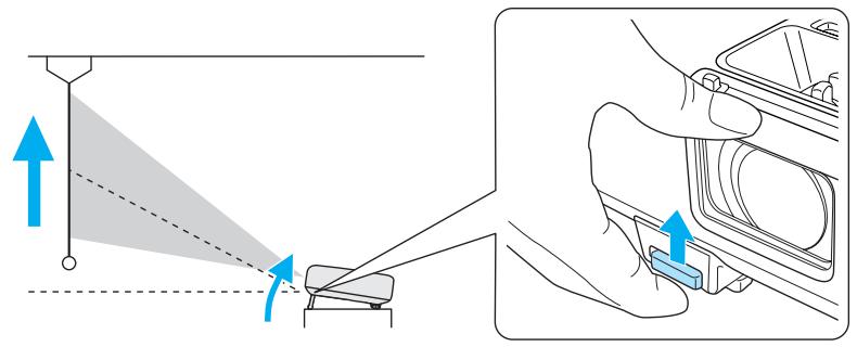 EPSON EB-1880 - Réglage de la position de l'image - 1