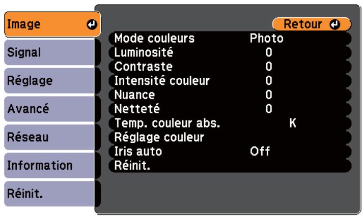 EPSON EB-1880 - Menu Image - 1