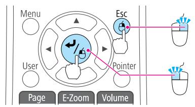 EPSON EB-1940W - Clics de souris - 1