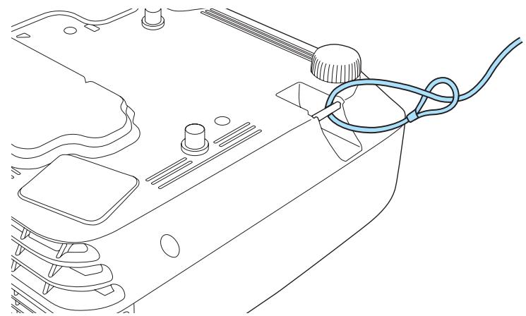 EPSON EB-1950 - Installation du cable antivol - 1