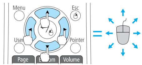 EPSON EB-1950 - Déplacement du pointeur de la souris - 1