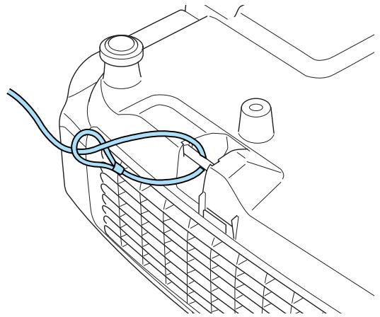 EPSON EB-430 - Installation du cable antivol - 1