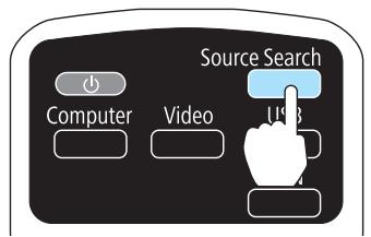 EPSON EB-430 - Détection automatique des signaux d'entrée et modification de l'image projetée (Recherche de source) - 1