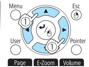 EPSON EB-430 - Modifiez les réglages. - 1
