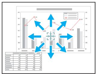EPSON EB-430 - Agrandissement d'une partie de l'image (Zoomélectronique) - 4