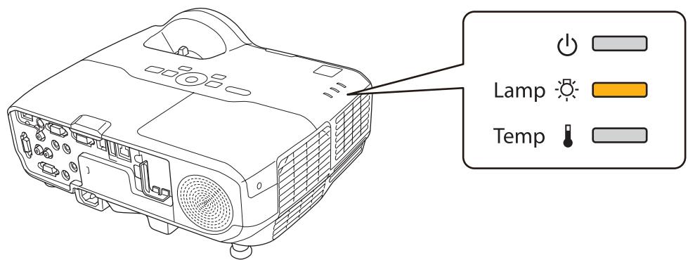 EPSON EB-430 - Périodicité de remplacement de la lampe - 2