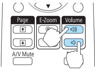 EPSON EB-430 - Réglage du volume - 1