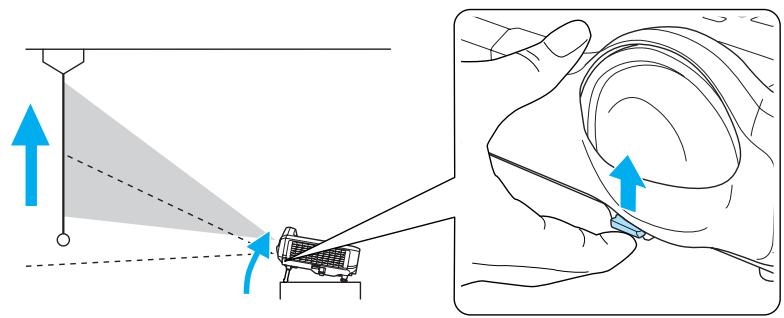 EPSON EB-430 - Réglage de la position de l'image - 1