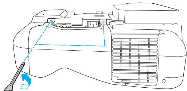 EPSON EB-475W - Installation de l'unité réseau sans fil en option - 1
