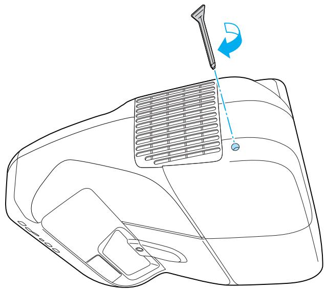 EPSON EB-475W - Installez la nouvelle lampe. - 3