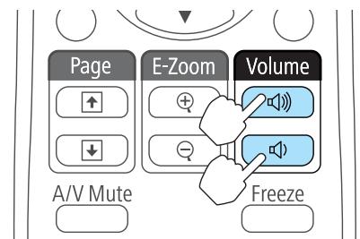 EPSON EB-475WI - Réglage du volume - 1