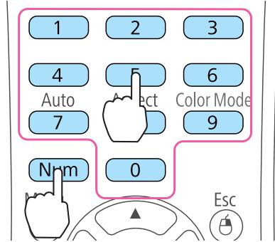 EPSON EB-475WI - Réglage de la fonction mot de passe protégé - 7