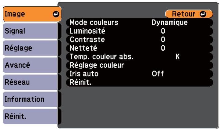 EPSON EB-475WI - Menu Image - 1