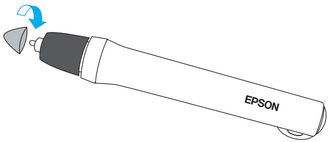 EPSON EB-475WI - Remplacement de la pointe du stylet easy interactive pen - 2