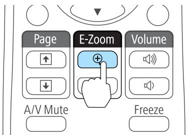 EPSON EB-475WI - Agrandissement d'une partie de l'image (Zoom électronique) - 2