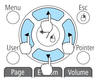 EPSON EB-475WI - Réglage de la position de l'image (Décalage image) - 3